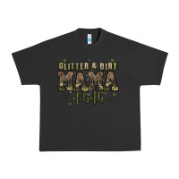 Pigment Black glitter and dirt mama of both Urban Heavy Tee - Zillion Design Studio