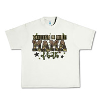 Pistachio glitter and dirt mama of both Urban Heavy Tee - Zillion Design Studio