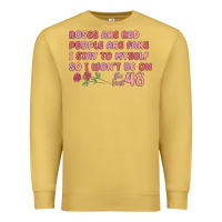 Antique Gold roses are red Premium Sweatshirt - MaliasSmallBusiness