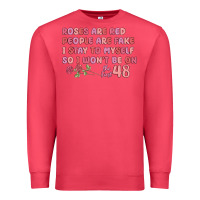 Cardinal roses are red Premium Sweatshirt - MaliasSmallBusiness