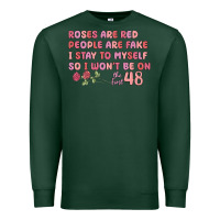 Sports Green roses are red Premium Sweatshirt - MaliasSmallBusiness