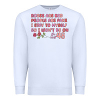 White roses are red Premium Sweatshirt - MaliasSmallBusiness