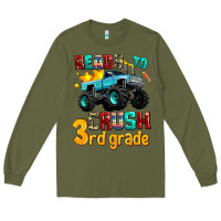 Army Green ready to school crush 3rd grade Long Sleeve Tee - AdoDesignShop