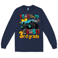 Navy ready to school crush 3rd grade Long Sleeve Tee - AdoDesignShop