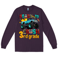 Plum ready to school crush 3rd grade Long Sleeve Tee - AdoDesignShop