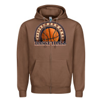 Chestnut basketball rainbow Zipper Hoodie - JahusDesignShop
