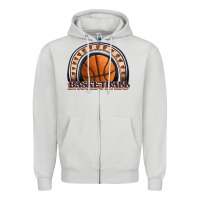 Basketball Rainbow Zipper Hoodie | Teevron
