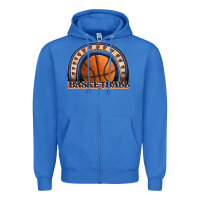 True Royal basketball rainbow Zipper Hoodie - JahusDesignShop