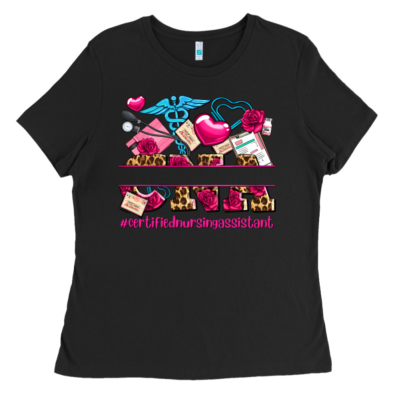 Valentines Day Cna Certified Nursing Assistant Ladies Tee by AdoDesignShop | Teevron