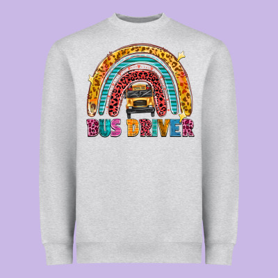 Bus Driver Heavyweight Sweatshirt Designed By Texasbilliewilder