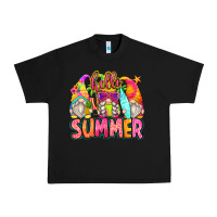Black hello summer gnomes Urban Heavy Tee - Zillion Design Studio