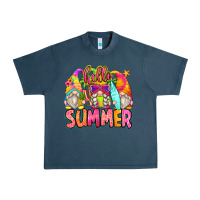 Midnight Navy hello summer gnomes Urban Heavy Tee - Zillion Design Studio