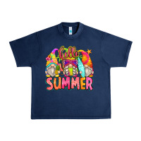 Navy hello summer gnomes Urban Heavy Tee - Zillion Design Studio