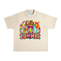 Sandshell hello summer gnomes Urban Heavy Tee - Zillion Design Studio