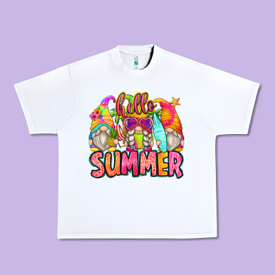 Hello Summer Gnomes Urban Heavy Tee Designed By Zillion Design Studio
