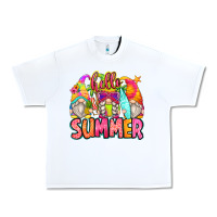 White hello summer gnomes Urban Heavy Tee - Zillion Design Studio
