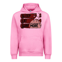 Fuchsia Pink surf, sleep, eat Urban Hoodie - Bettercallsaul