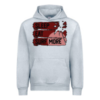 Heather Grey surf, sleep, eat Urban Hoodie - Bettercallsaul