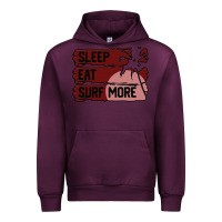 Mauve Wine surf, sleep, eat Urban Hoodie - Bettercallsaul