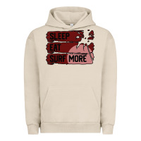 Pigment French Oak surf, sleep, eat Urban Hoodie - Bettercallsaul