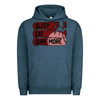 Pigment Midnight Navy surf, sleep, eat Urban Hoodie - Bettercallsaul