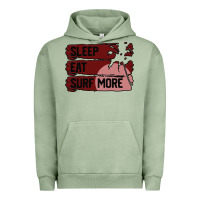 Pigment Oil Green surf, sleep, eat Urban Hoodie - Bettercallsaul