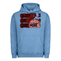 Pigment Pebble Blue surf, sleep, eat Urban Hoodie - Bettercallsaul