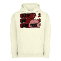 Pigment Pistachio surf, sleep, eat Urban Hoodie - Bettercallsaul