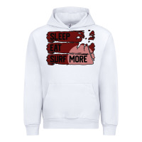 White surf, sleep, eat Urban Hoodie - Bettercallsaul