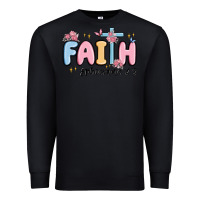 Black faith ephesians 2 8 Premium Sweatshirt - MaliasSmallBusiness