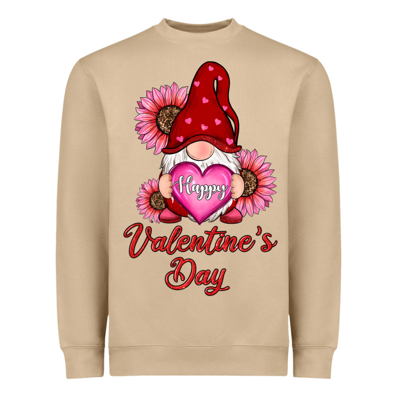Happy Valentine's Day Gnomes With Sunflower Heavyweight Sweatshirt by RanaPortraitStore | Teevron