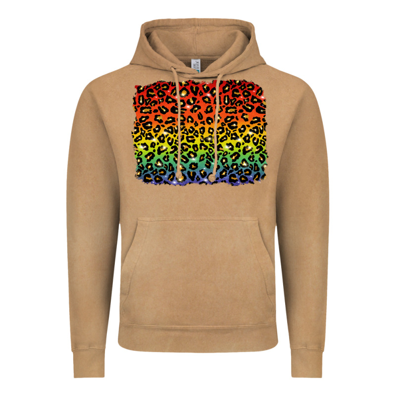 Pride Leopard Background Lgbt Vintage Hoodie by texasbilliewilder | Teevron