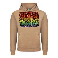 Vintage Coffee pride leopard background lgbt Vintage Hoodie - texasbilliewilder