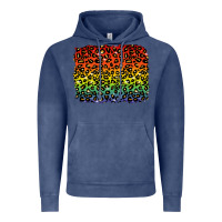 Vintage Denim pride leopard background lgbt Vintage Hoodie - texasbilliewilder