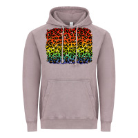Vintage Zinc pride leopard background lgbt Vintage Hoodie - texasbilliewilder