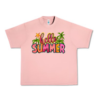 Salmon hello summer Urban Heavy Tee - Zillion Design Studio