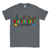 Charcoal Heather neurodiversity is beautiful Classic Tee - JahusDesignShop