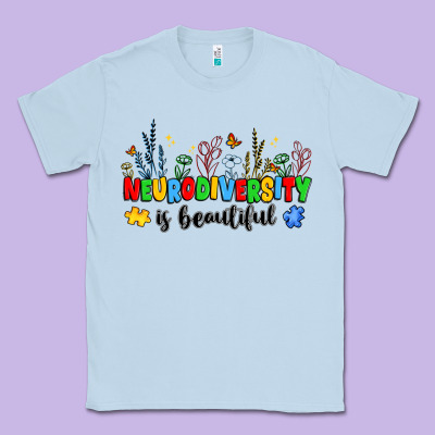 Neurodiversity Is Beautiful Classic Tee Designed By Jahusdesignshop