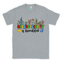 Heather Grey neurodiversity is beautiful Classic Tee - JahusDesignShop
