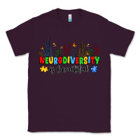Plum neurodiversity is beautiful Classic Tee - JahusDesignShop