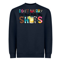 Navy don t worry i ve had both my shots Heavyweight Sweatshirt - Zillion Design Studio