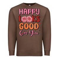 Chestnut happy looks good on you Premium Sweatshirt - MaliasSmallBusiness