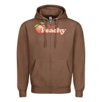 Chestnut just peachy Zipper Hoodie - JahusDesignShop