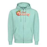 Seafoam just peachy Zipper Hoodie - JahusDesignShop