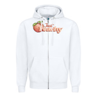 White just peachy Zipper Hoodie - JahusDesignShop