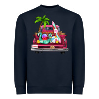 Navy summer truck farm truck Heavyweight Sweatshirt - Zillion Design Studio