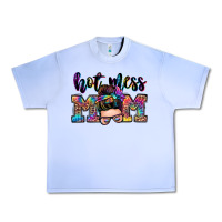 Grape Ice hot mess mom messy bun Urban Heavy Tee - Zillion Design Studio