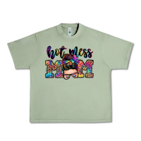 Oil Green hot mess mom messy bun Urban Heavy Tee - Zillion Design Studio