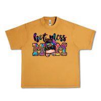 Peanut Butter hot mess mom messy bun Urban Heavy Tee - Zillion Design Studio
