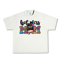 Pistachio hot mess mom messy bun Urban Heavy Tee - Zillion Design Studio